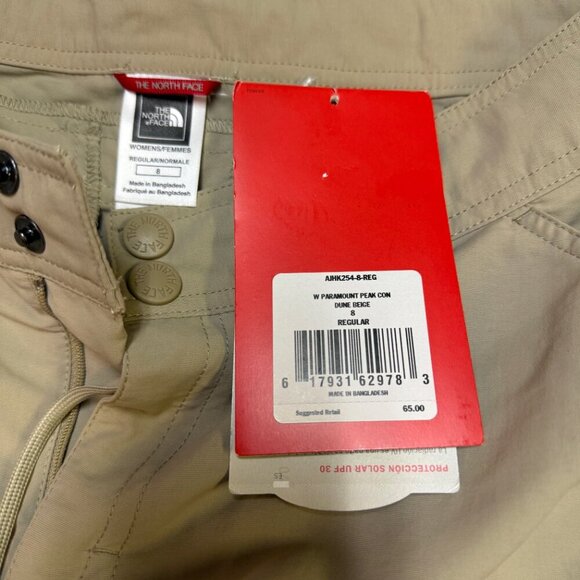The North Face Women’s Paramount Peak Convertible Pants NWT Size 8 – Dune Beige - Picture 7 of 13
